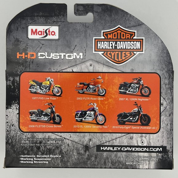 2007 Harley Davidson XL 1200N Nightster Brown Series 38 Maisto 1:18 Scale Model - Picture 5 of 8